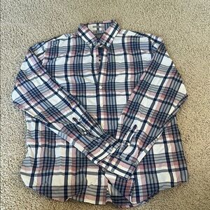 EXPRESS Men's Plaid Fitted Button-Up